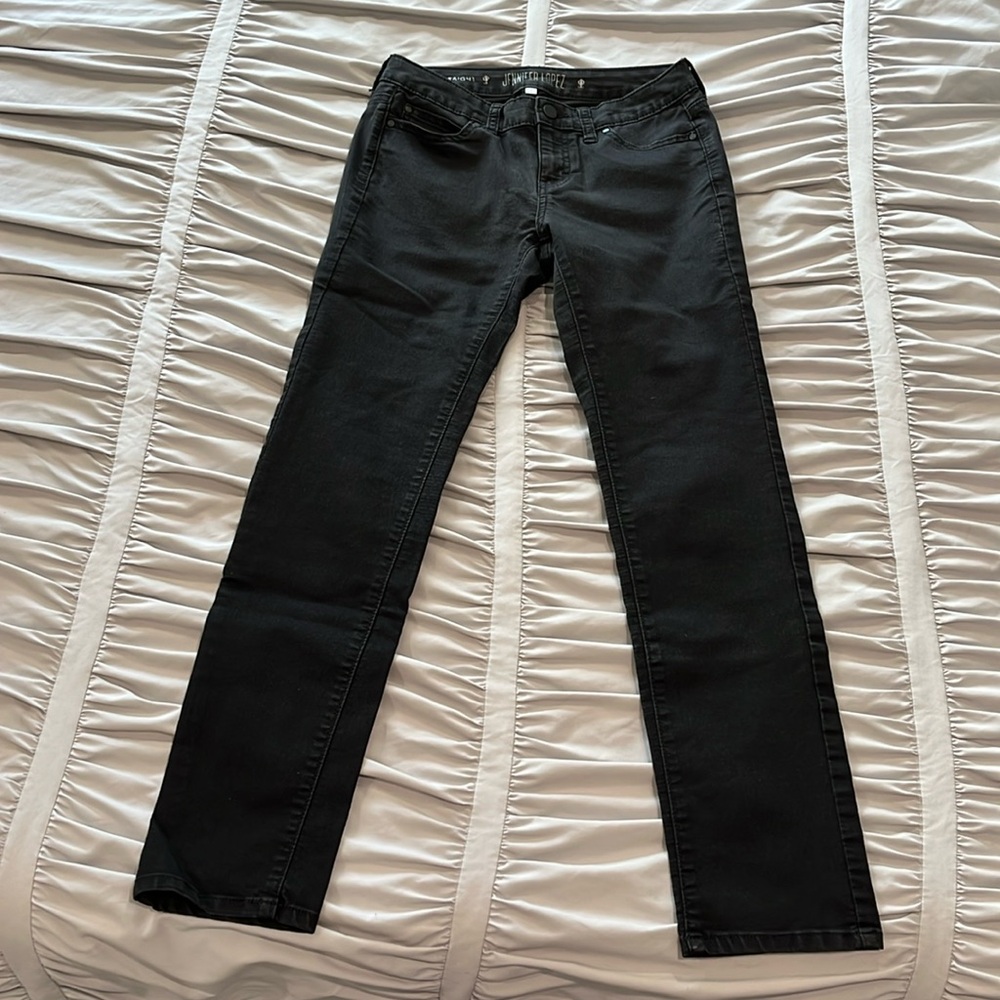 Jennifer Lopez Straight Denim Jeans